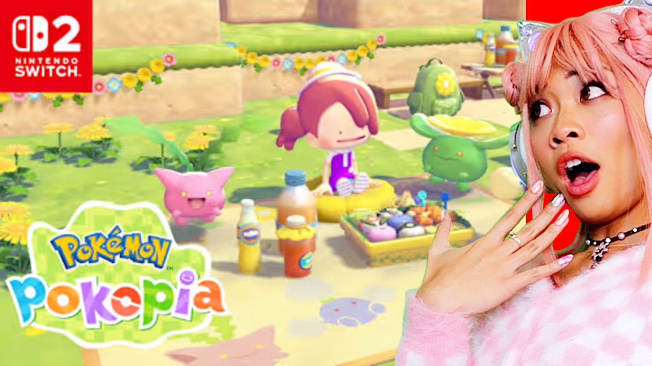 PLAYING POKOPIA! Cute Pokemon Crafting Game