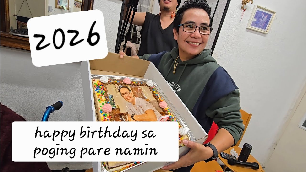 Celebration ng new year at birthday ng poging pareng florence!!