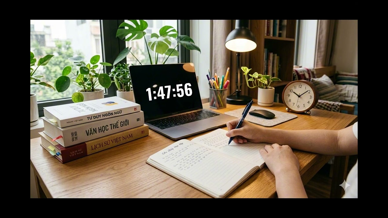 2 Hour Focus Timer for Work & Study ⏳ | Deep Work, No Distractions, Study With Me