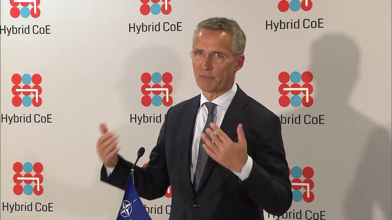 NATO Secretary General press point at inauguration of Hybrid CoE, 2 OCT 2017