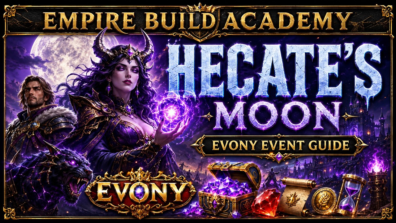 Evony Hecate’s Moon 2026 Guide – Keys, Temple, Rewards & Secret Ritual