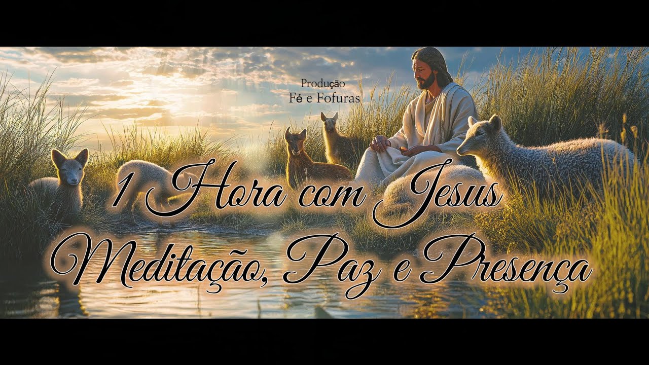 🕊️ Com Jesus ao Entardecer – Meditação, Paz e Presença Divina