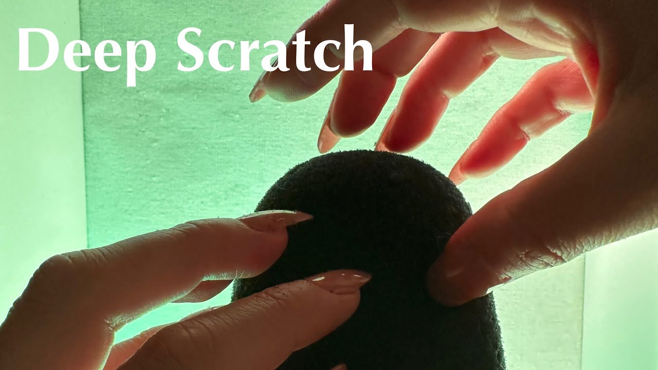 ASMR Relaxing Foam Mic Cover Scratching To Help You Sleep