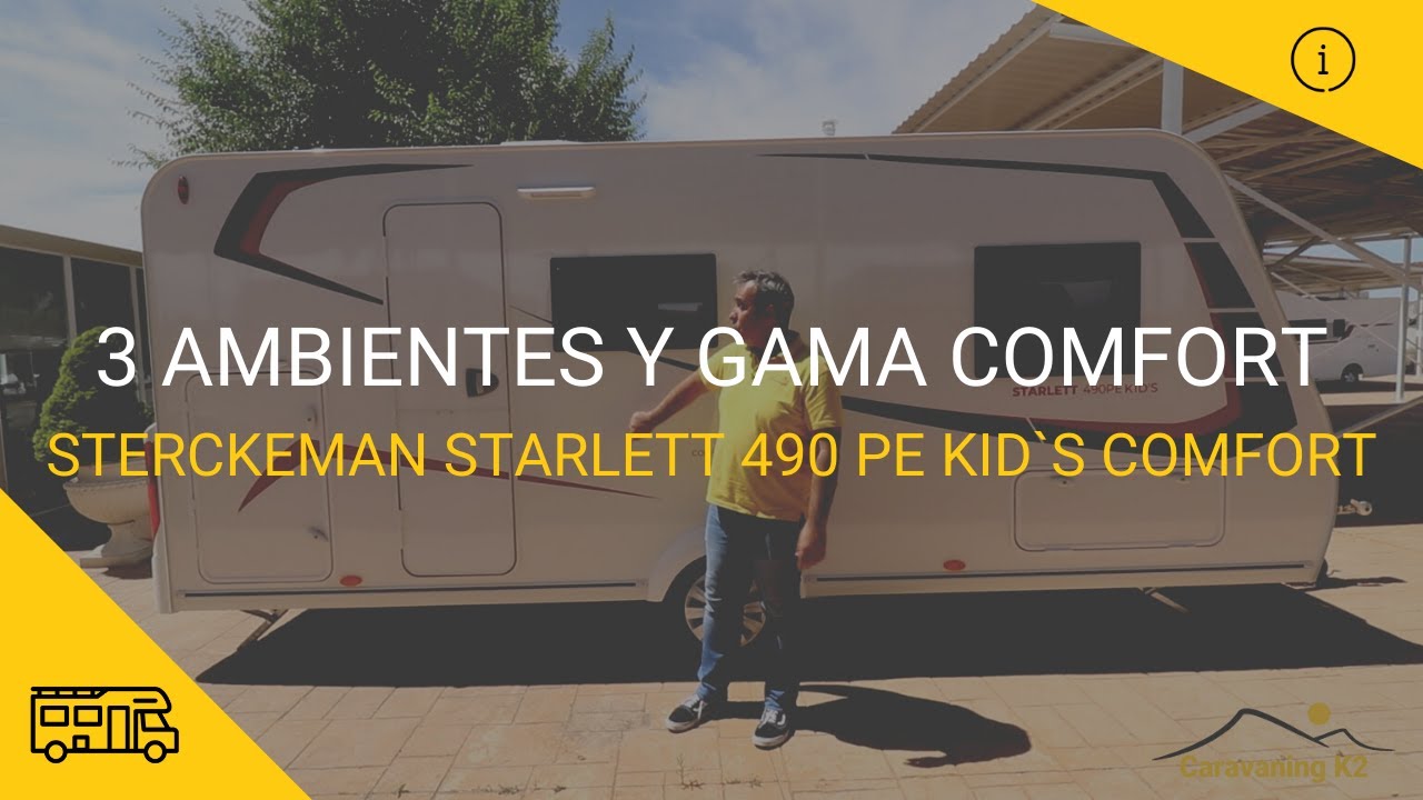 📹 3 ambientes y gama comfort |😍 Sterckeman 490 PE KID`S Comfort