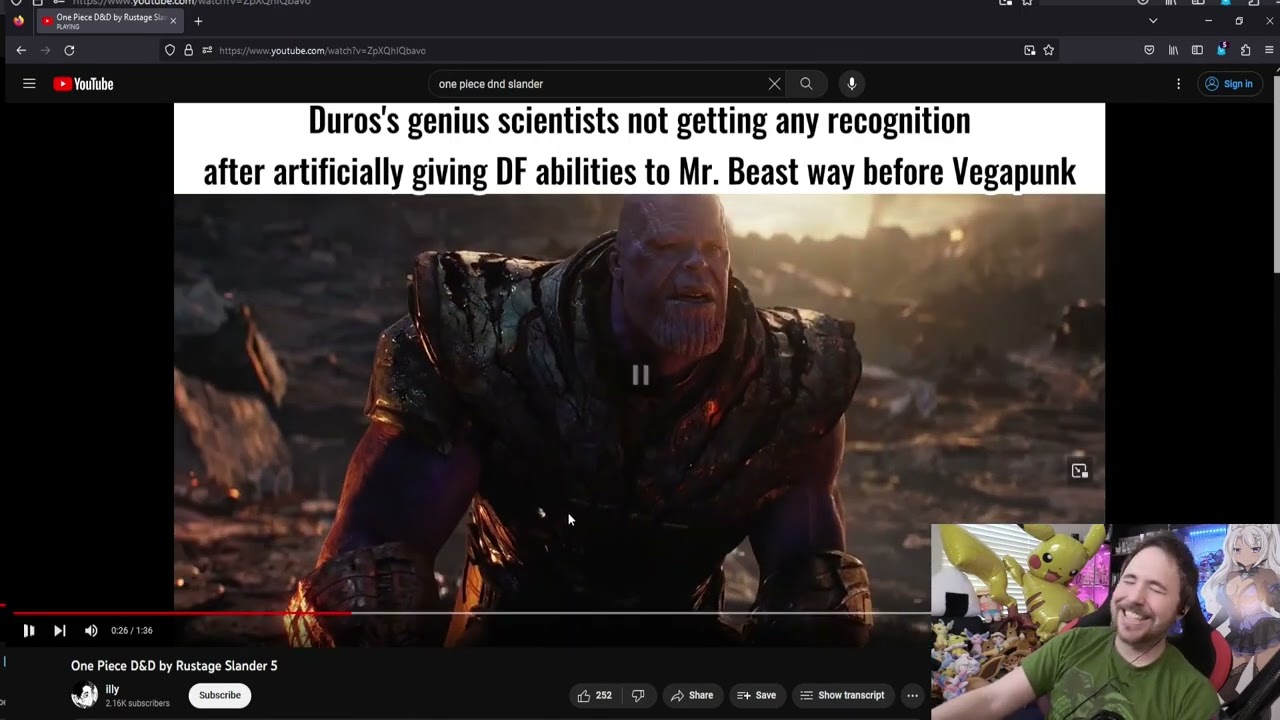 Noble reacts to One Piece D&D by Rustage Slander 5