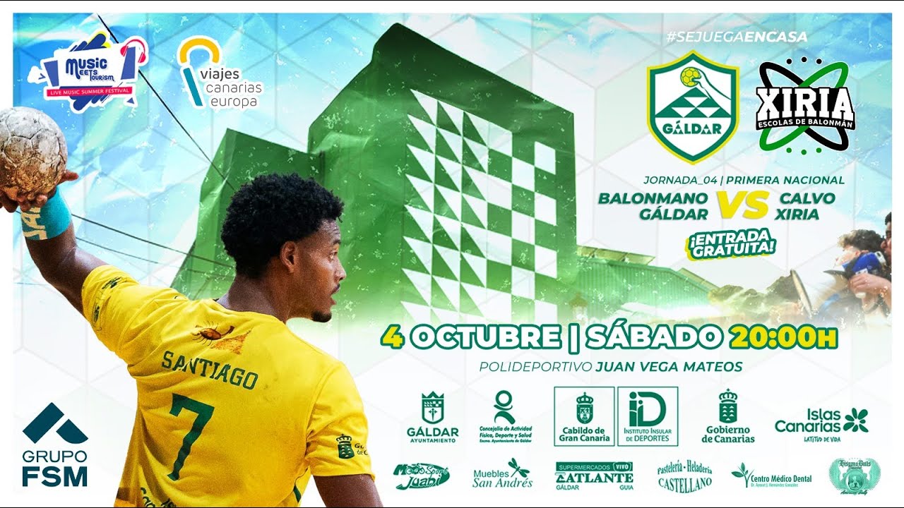 Balonmano Gáldar Gran Canaria - Calvo Xiria · Balonmano Primera nacional 2025 -2026