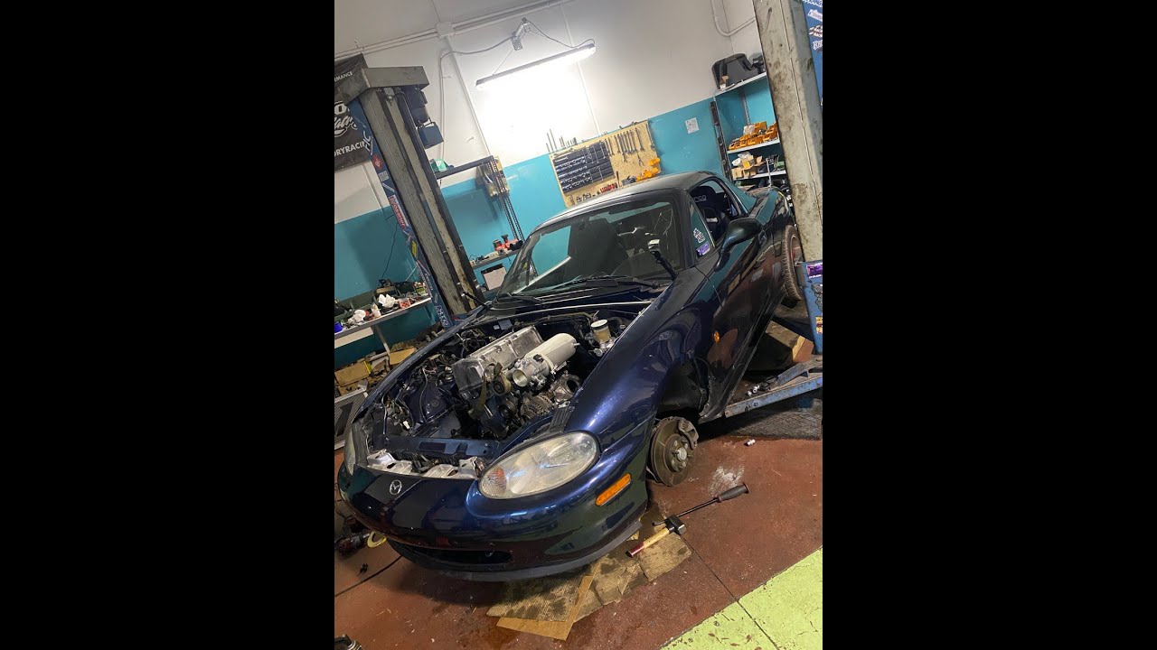 MAZDA MX5 NB K24A SWAP KPower Industries KIT Ep2