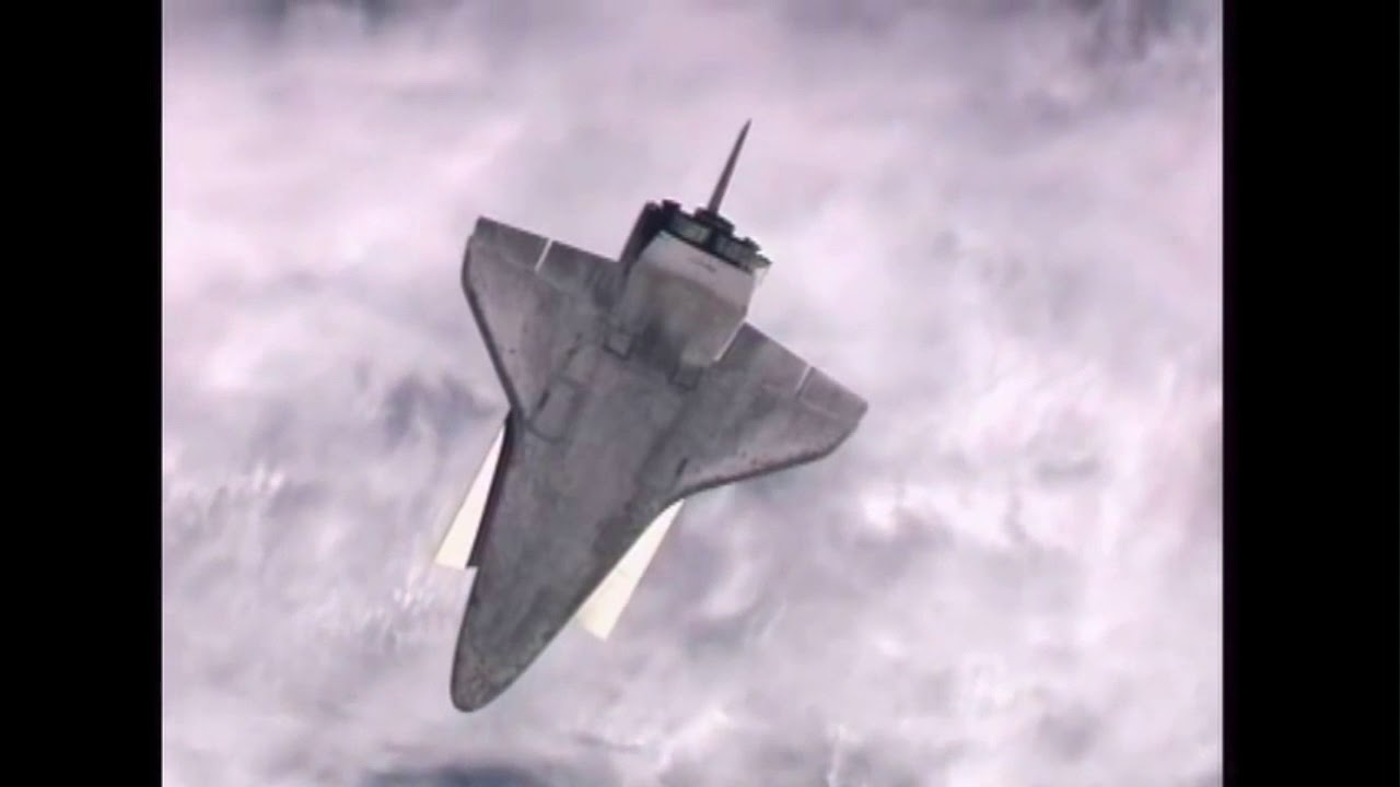 Space Shuttle inspection rollover to Blue Danube Waltz