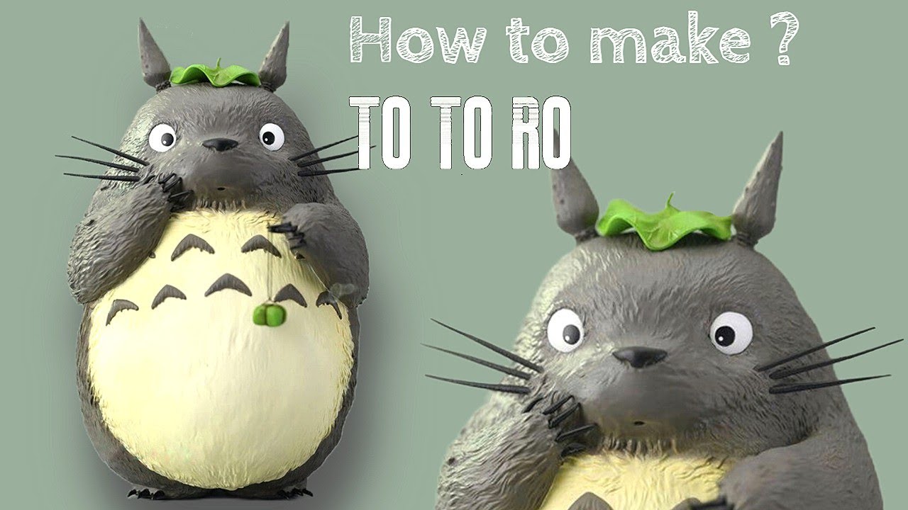 How to make TOTORO with clay
