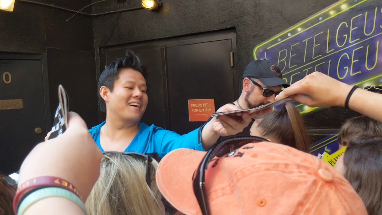 Meeting The Beetlejuice Cast