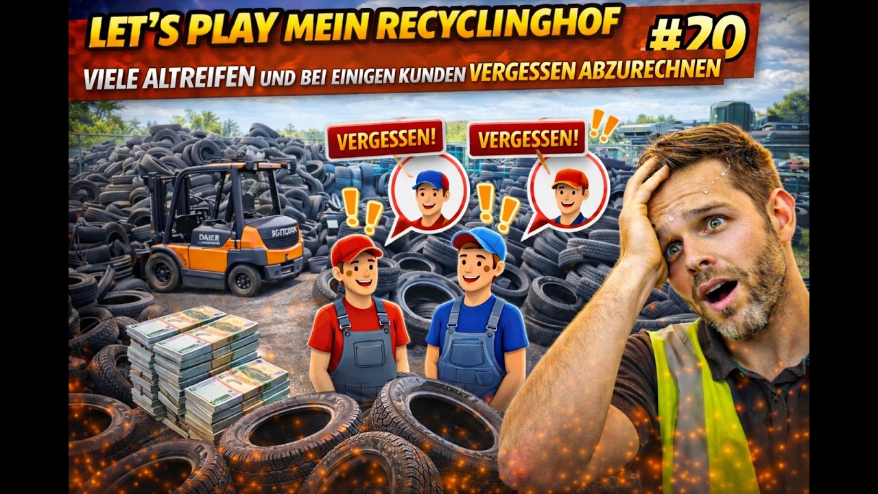 Let´s Play Mein Recyclinghof - Viele Altreifen und bei einigen Kunden abzurechnen #20