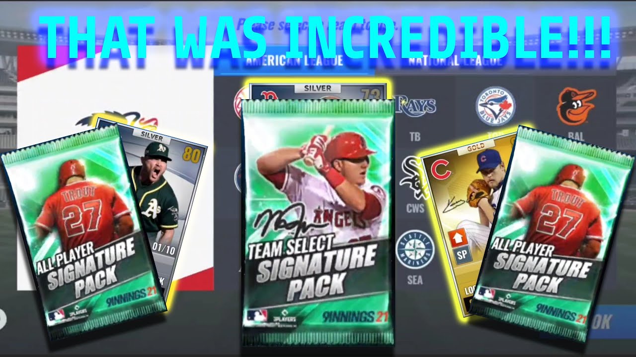MLB 9 Innings 21 - I AM SPEECHLESS!!! TSS Pack! Unbelievable Skills! Best Day Ever?!?