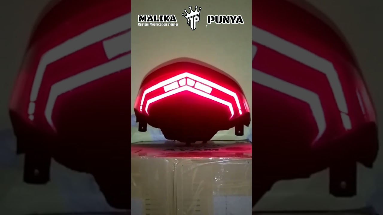 Custom stoplamp beat fi #custom #lampu #lazy #malikapunya #stoplamp