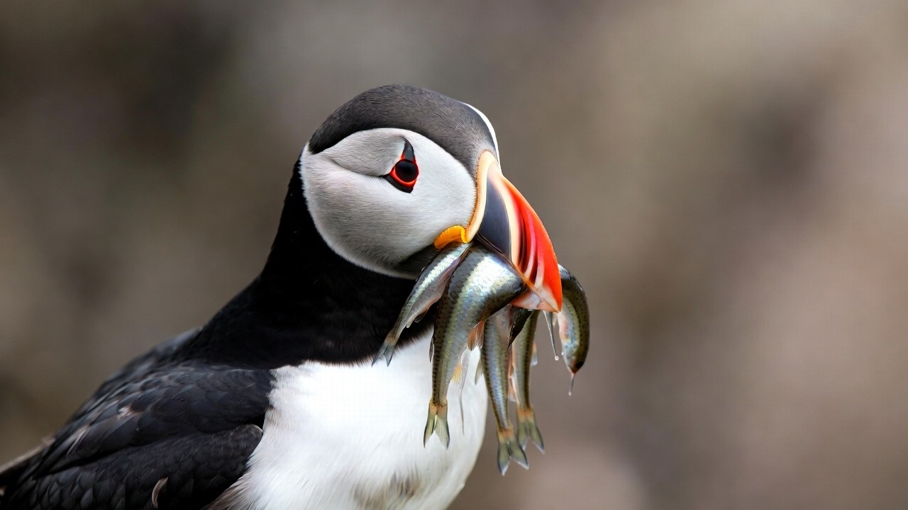 Beautiful Ocean Sounds for relaxing & Sea Birds |curlew, Avocet, Puffin, Brown Pelican birds