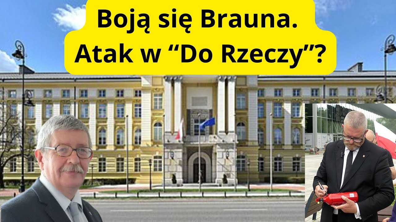 Program i przyczyny skuteczności Brauna - polemika z publicystą 