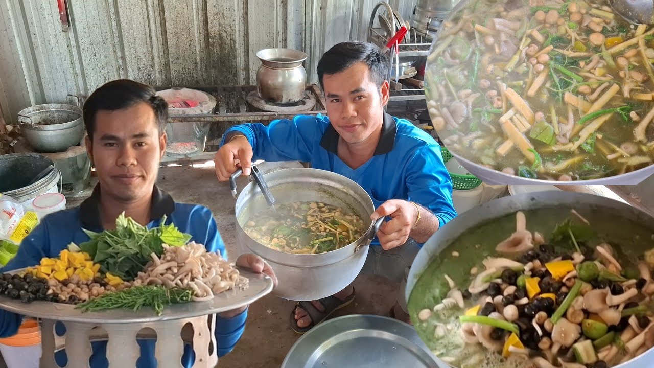 บ่าวเอื้อแกงหน่อไม้หม้อใหญ่แช่บๆ......