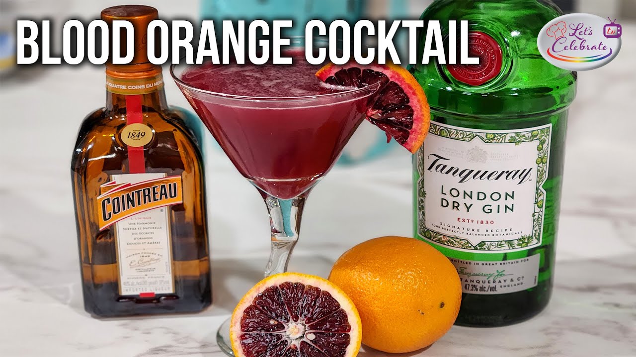 How to Make a Blood Orange Cocktail | A Tangy Sweet Martini