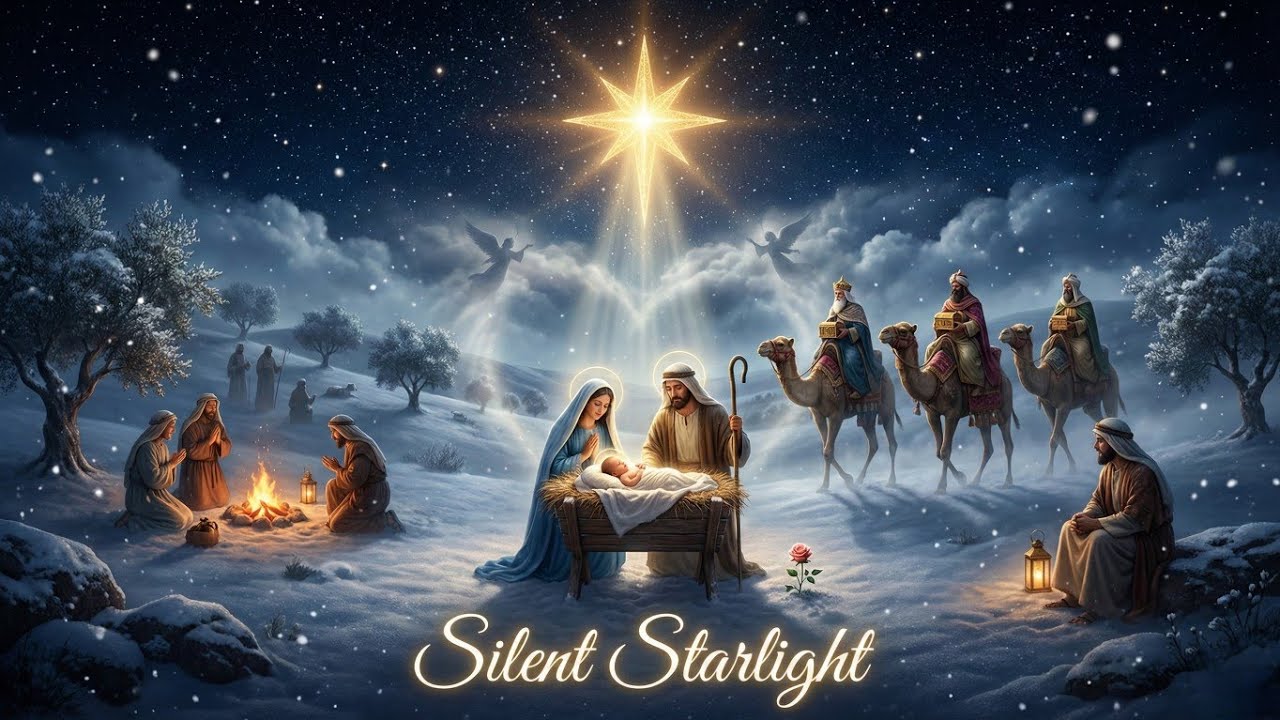 Silent Starlight 🎄  2025 Christmas Solo Hit| Peaceful Nights