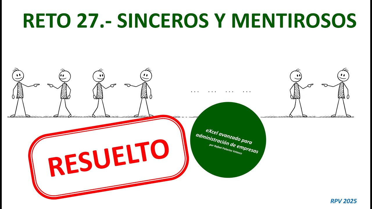 Reto 27 (solución).- Sinceros y mentirosos