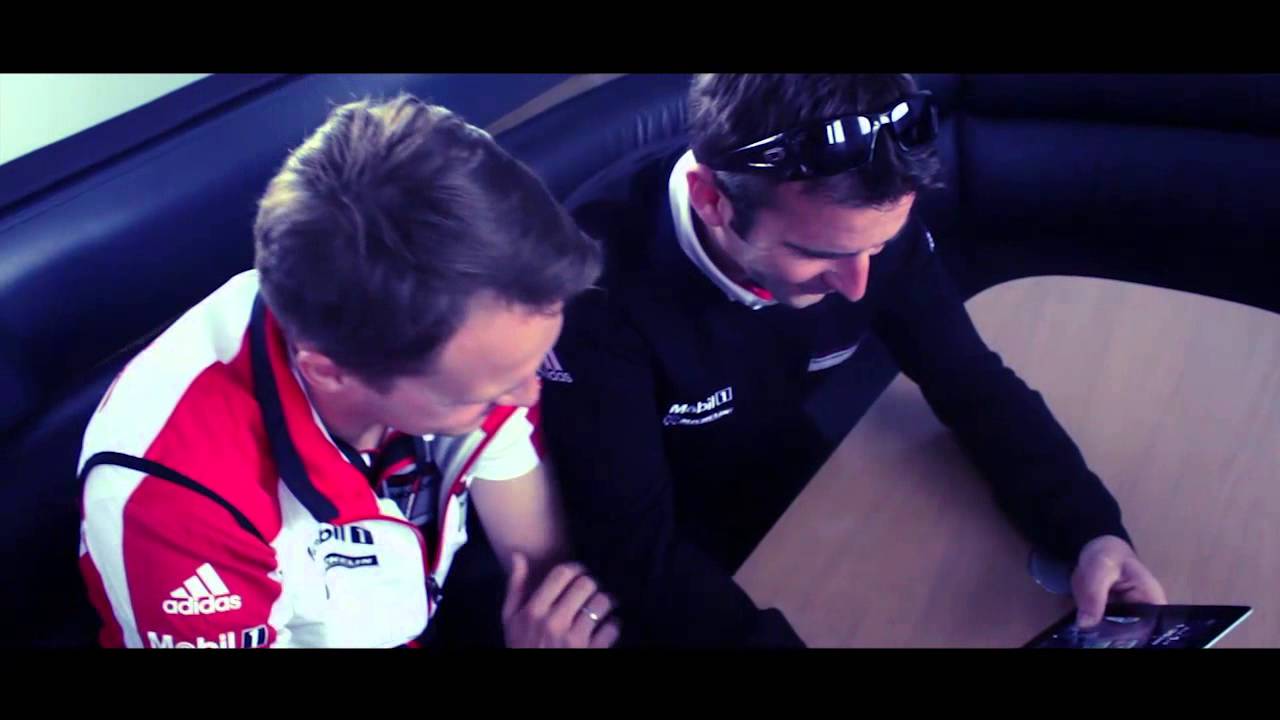Porsche Works Drivers Marc Lieb and Romain Dumas Play Real Racing 3