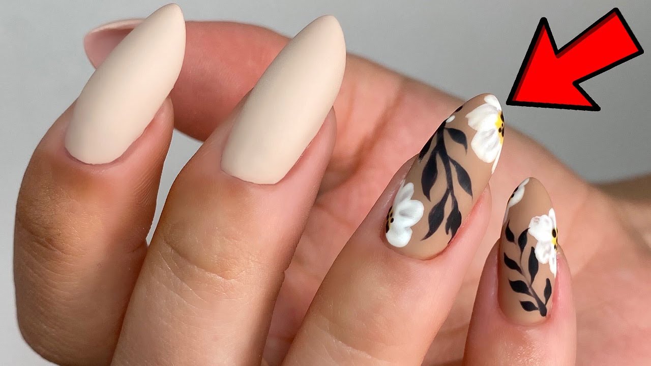 REMPLISSAGE ONGLES EN GEL | NAIL ART FLEURS 🌼