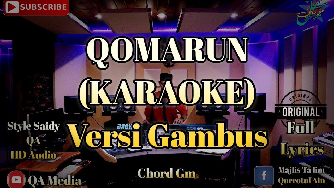 QOMARUN ( KARAOKE ) VERSI ARABIC