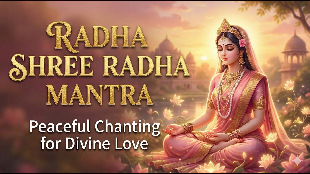 Radha Shree Radha Mantra | Peaceful Chanting for Divine Love & Meditation
