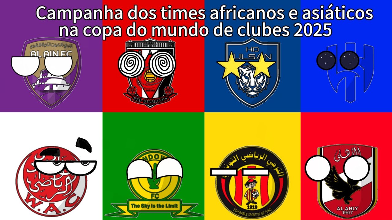 Campanha dos times africanos e asiáticos na copa do mundo de clubes 2025