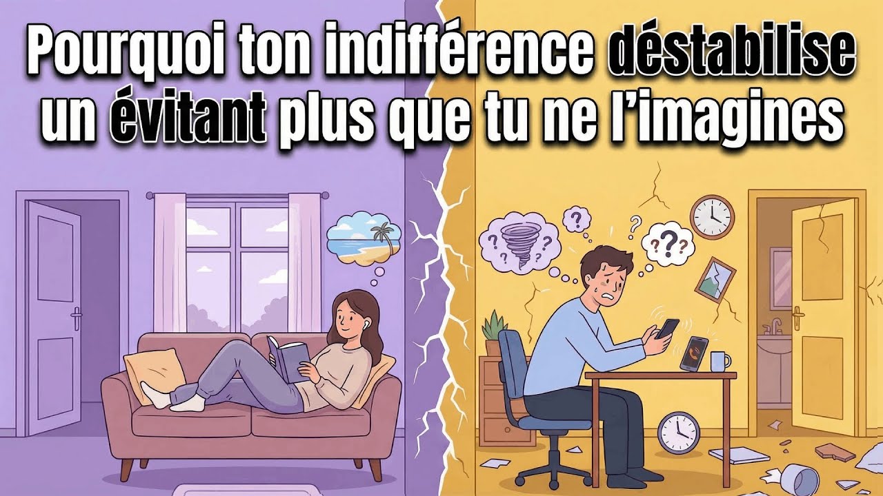 Pourquoi ton INDIFFÉRENCE déstabilise un ÉVITANT plus que tu ne l'imagines