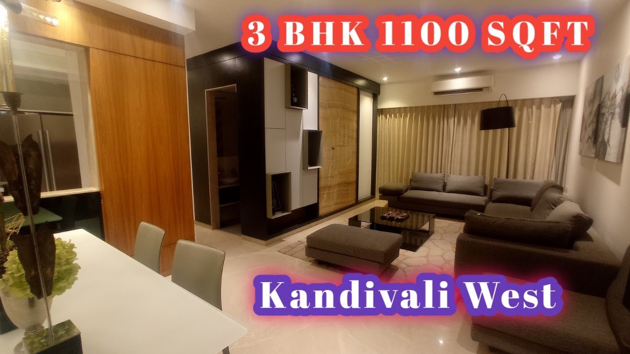 Kandivali West 3 BHK 1200 SQFT | SV Road just 4 Minutes | Nearing Possession | Prime Location