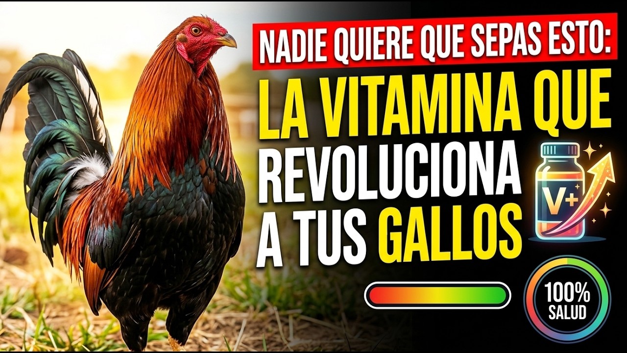 Nadie Quiere que Sepas Esto: La Vitamina que Revoluciona a tus Gallos.