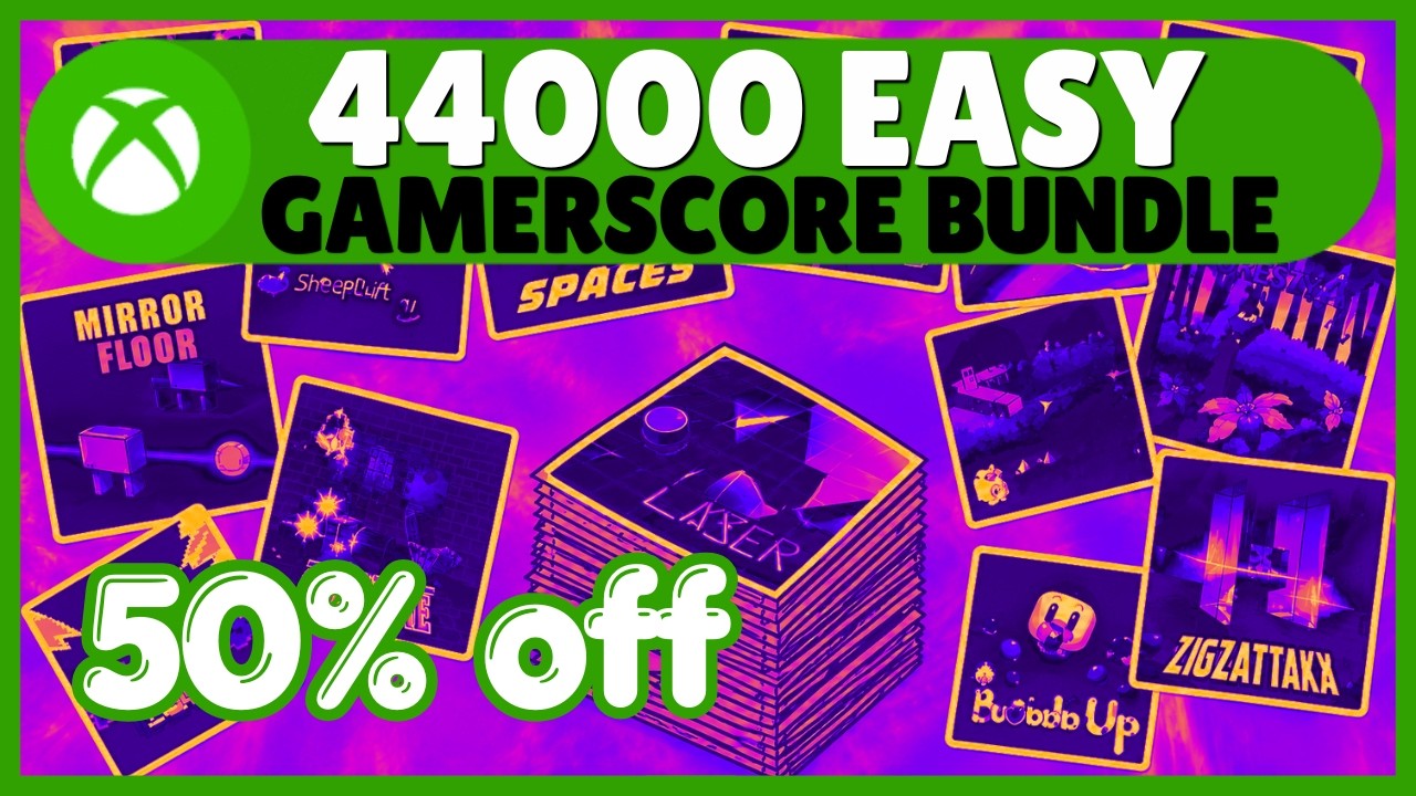 Набор Easy Gamerscore на 44 000 очков &mdash; скидка 50%!