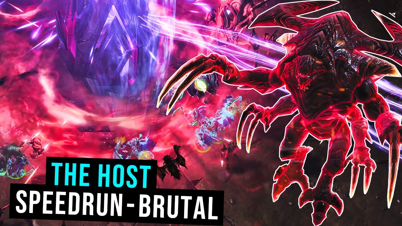 StarCraft 2 LotV Speedrun - Mission 18: The Host (Brutal)