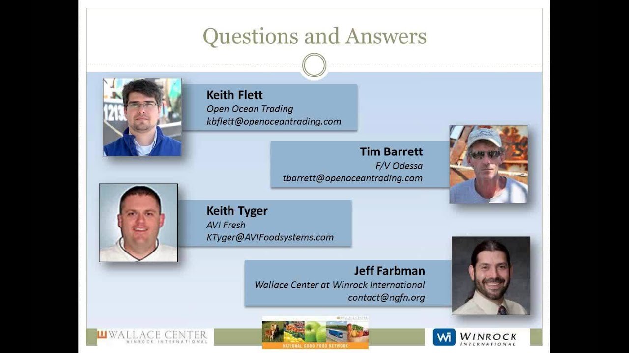 Net Value -  An Innovative Approach to the Seafood Supply Chain - an NGFN webinar