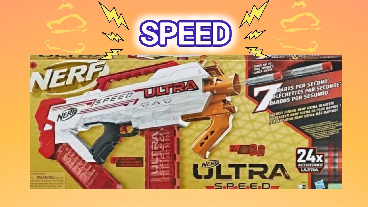 Hasbro Nerf Ultra Speed обзор на бластер 