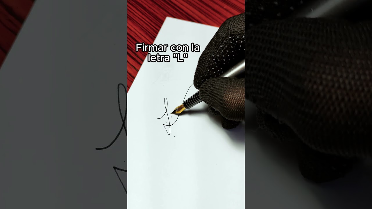 ✍️ C&oacute;mo Hacer una Firma con la Letra 