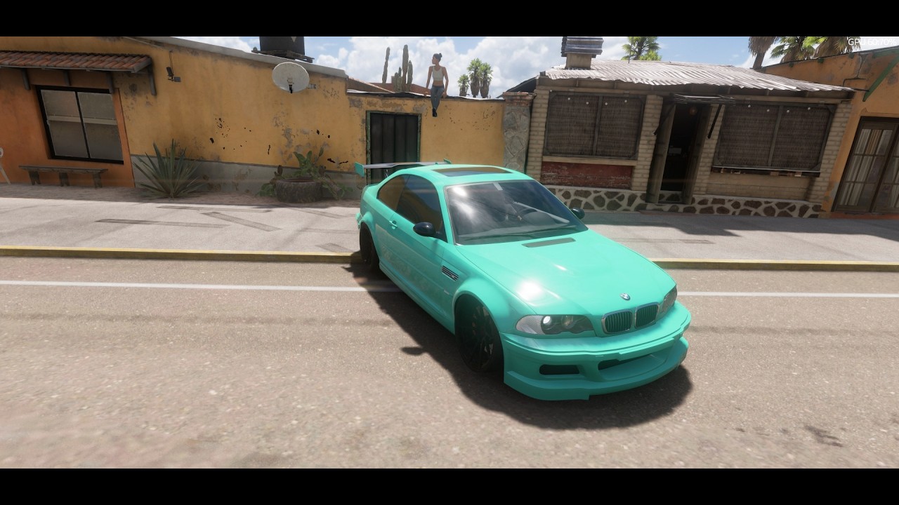 BMW M3 2005 Competición Forza Horizon 5 /RWA Racing wheel apex steering wheel.