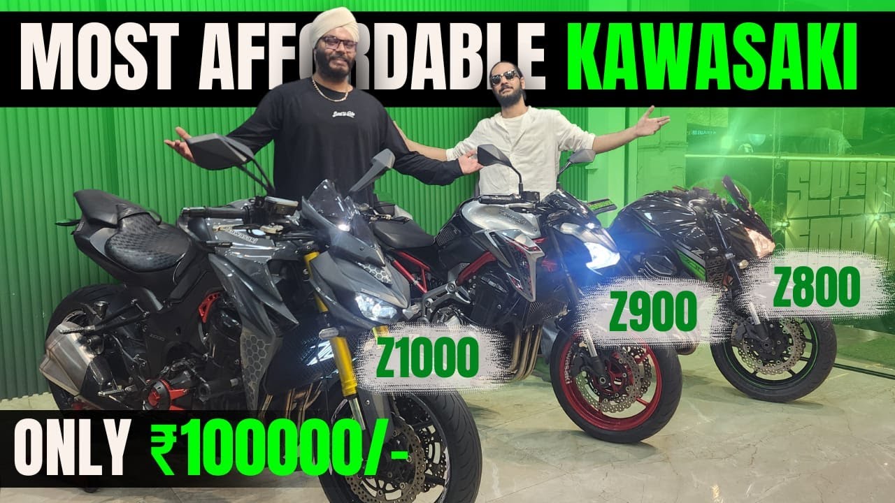 2024 Most Affordable Kawasaki Bikes ₹1,00,000🤑| Z1000, Z900, Z800 | #kawasaki #z900 #z1000 #z800
