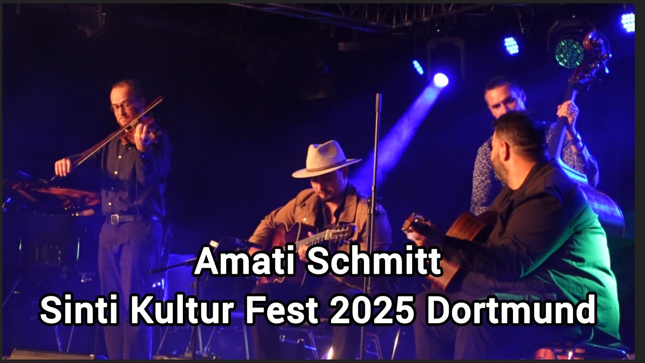 Amati Schmitt mit Band beim Sinti Kultur Fest 2025 in Dortmund 