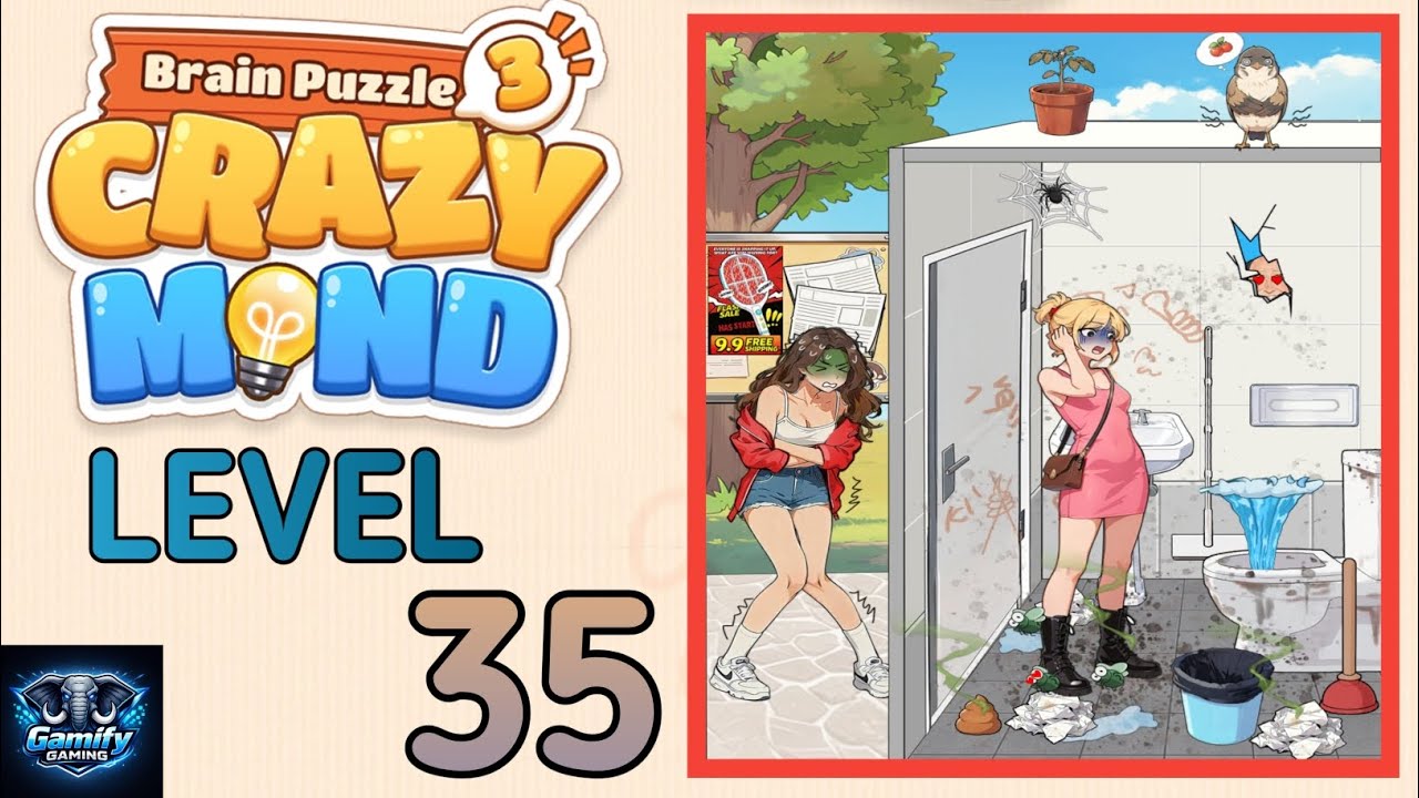 Brain Puzzle 3 Crazy Mind Level 35 |Open Faster| Walkthrough