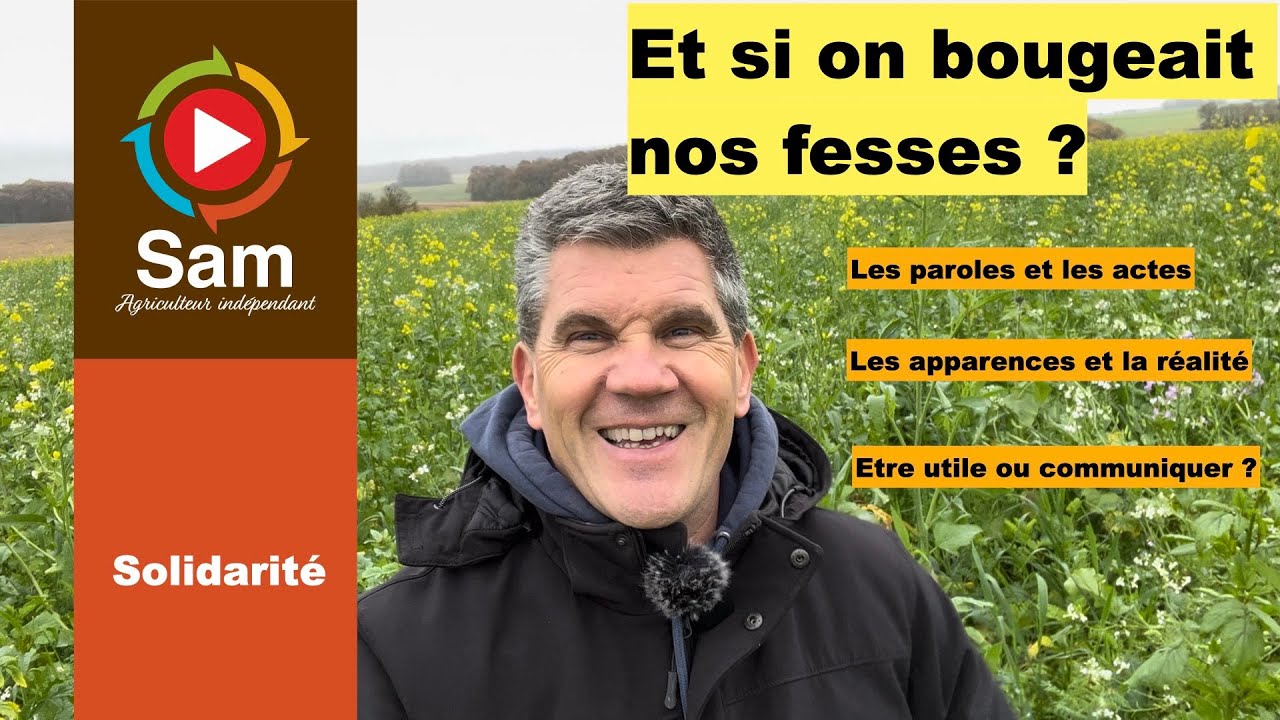 Et si on bougeait nos fesses ? Etre utile ou communiquer ? Les apparences et la réalité. Solidarité.