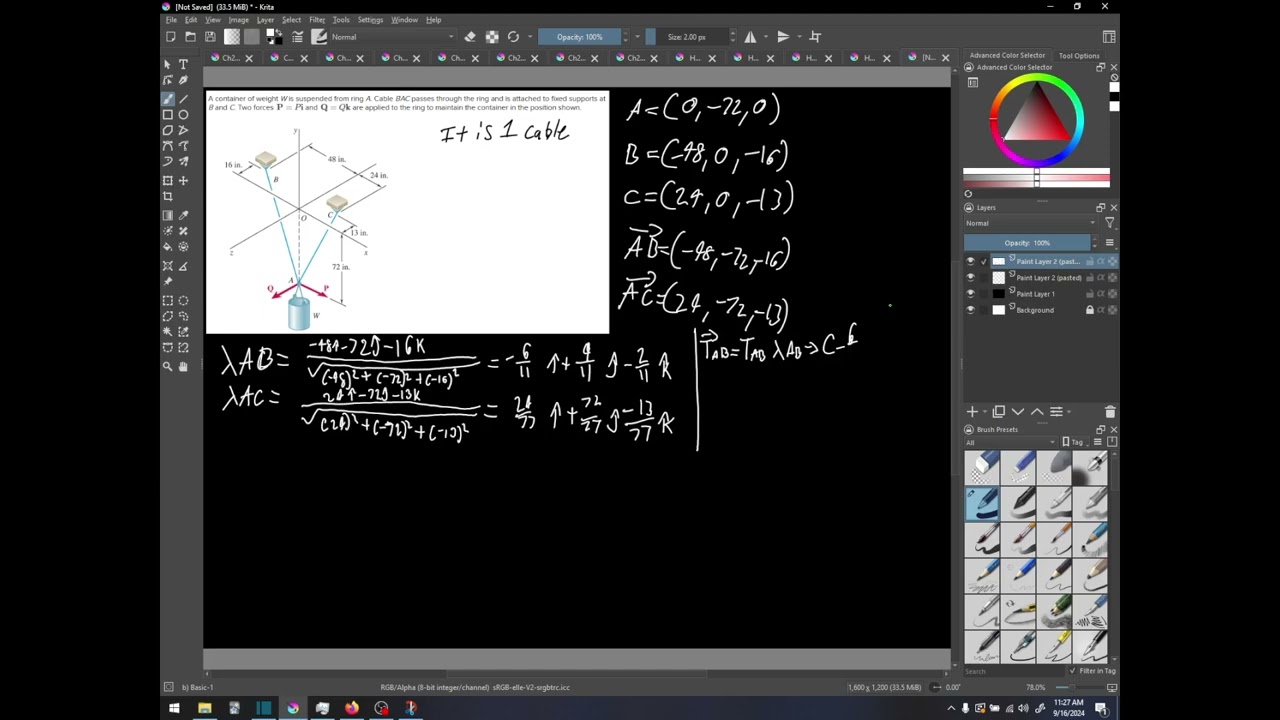 Statics chapter 2 HW#16