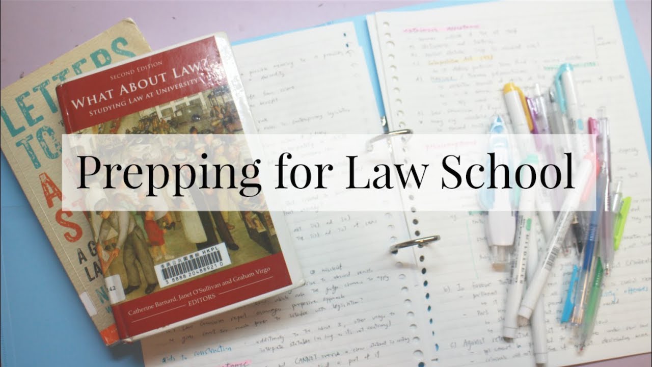 LAW SCHOOL PREP: books to read and note-taking!