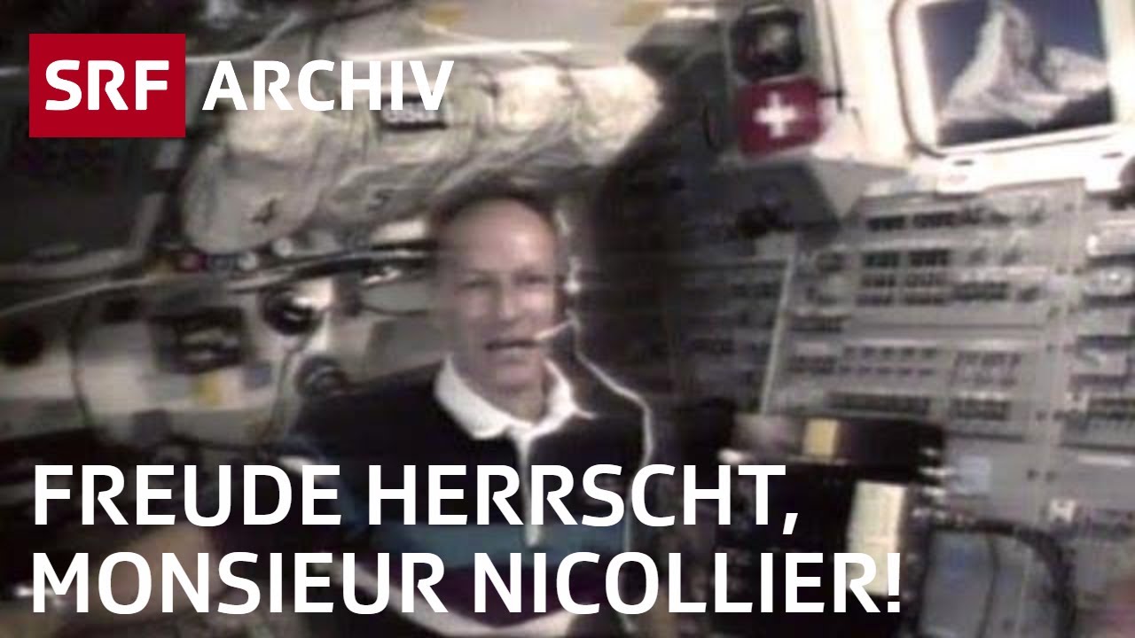 «Freude herrscht, Monsieur Nicollier!» (1992) | Schweizer Raumfahrt | SRF Archiv
