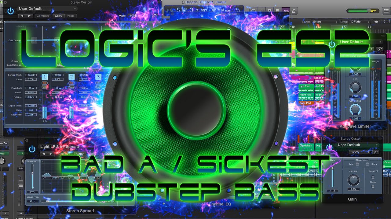 Bad A, Sickest Dubstep Bass in 10 minutes using Logic's ES2 Synth - Logic Pro X Tutorial