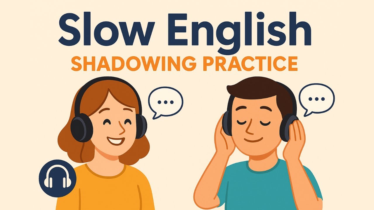 ✨ Speak English Naturally | Slow English Daily Routine Listening & Shadowing (A1–A2)