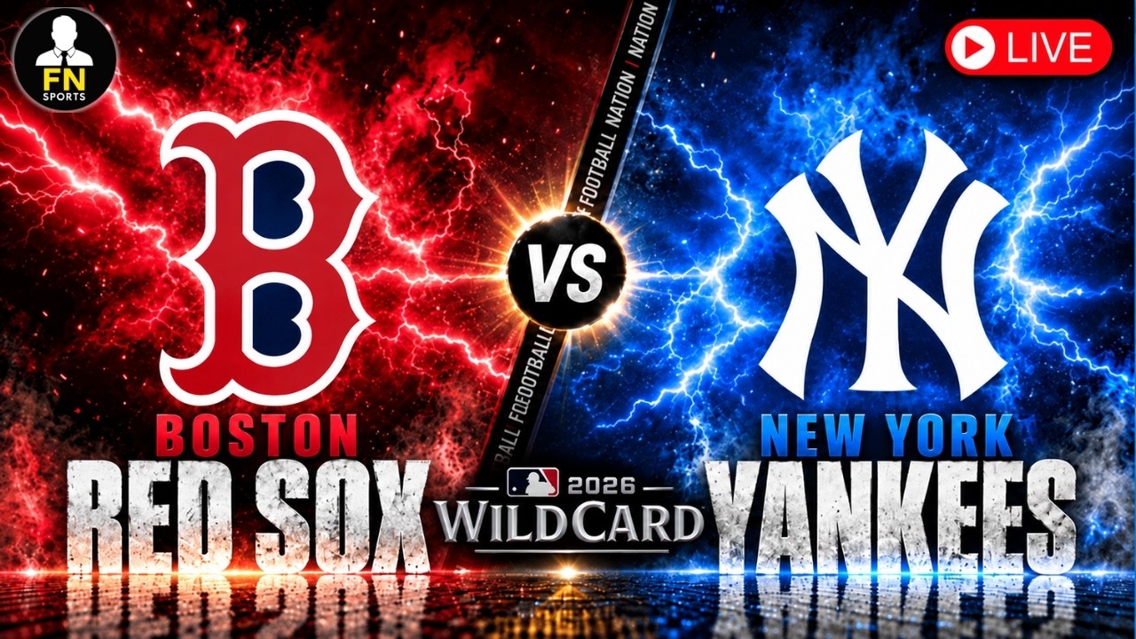RED SOX vs YANKEES GAME 1 LIVE | AL Wild Card 2026 | Play by Play, Scoreboard & Reaction