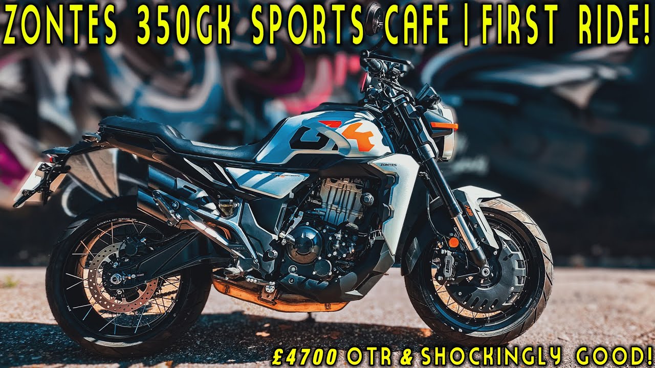 Zontes 350GK Sports Cafe! | FIRST RIDE!