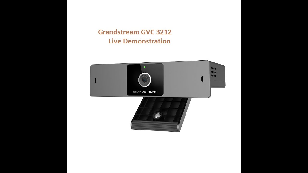 Grandstream GVC 3212 Setup - Live Demonstration