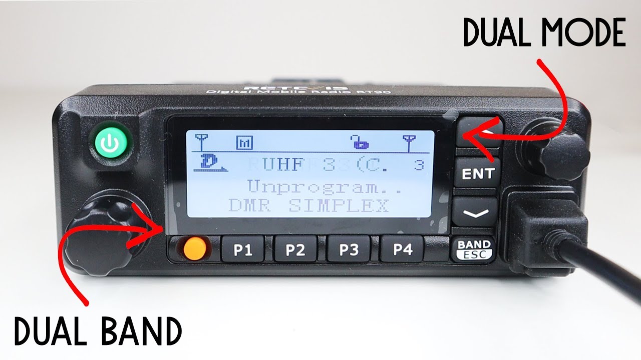 Retevis RT90 Mobile Dual Band DMR Mobile Radio Review - Part 1